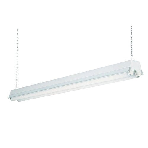 Lithonia Lighting White T12 Fluorescent Utility Shop Light Ceiling Lighting 2 Pk